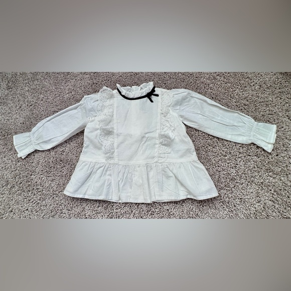 Janie and Jack Other - Janie and Jack - White Ruffled Kids Top size 2T